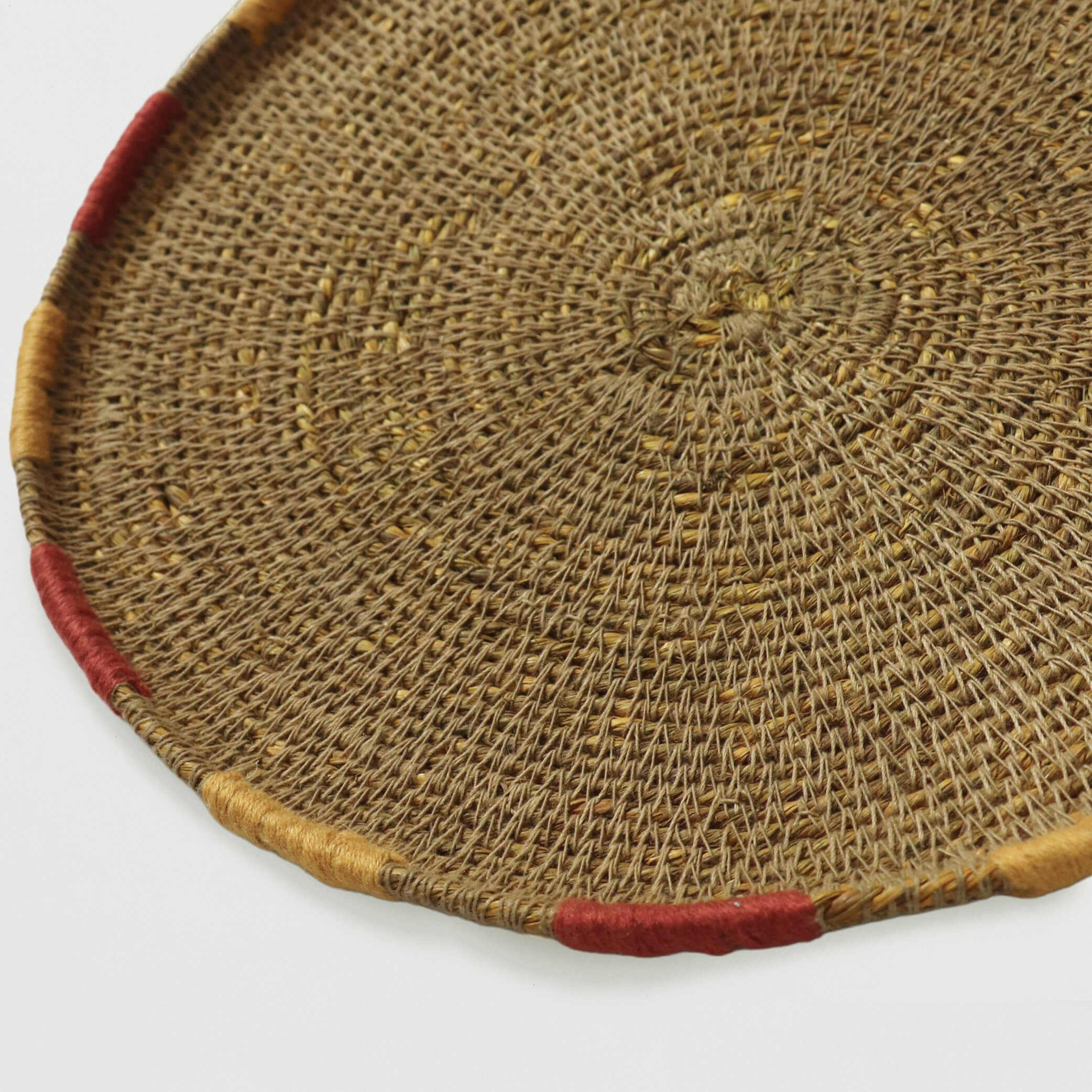 Seagrass tray - Khaki | ∅26cm