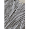 Pin tuck Shirt in Skylight