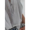 Pin tuck Shirt in Skylight