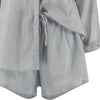 Hand Embroidered Voile Shorts in Skylight
