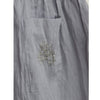 Hand Embroidered Voile Shorts in Skylight