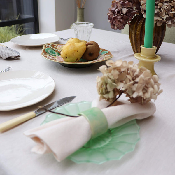 Washed Linen Cotton Napkin - Soft Shell