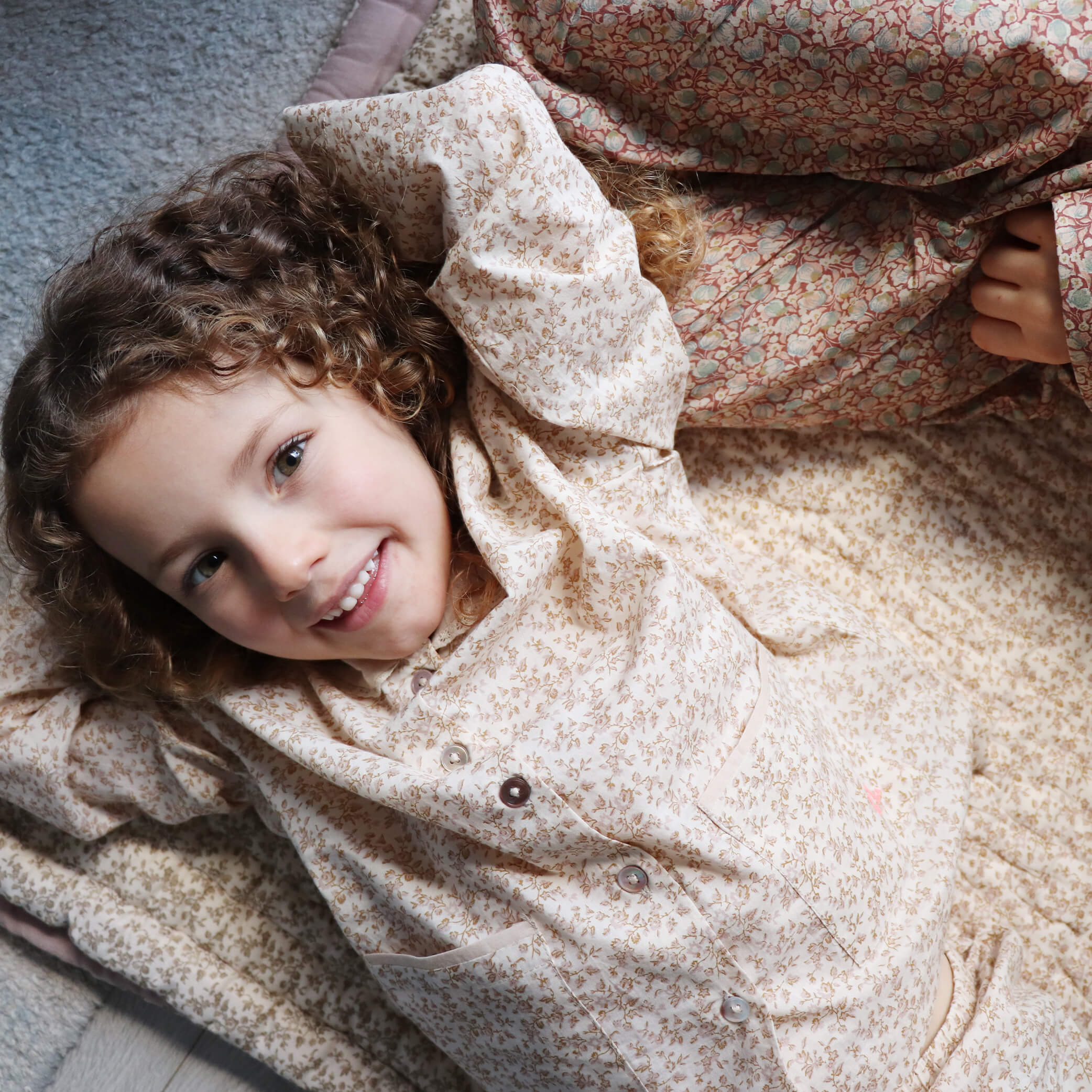 Anais Lace Collar Girls Pyjama Set