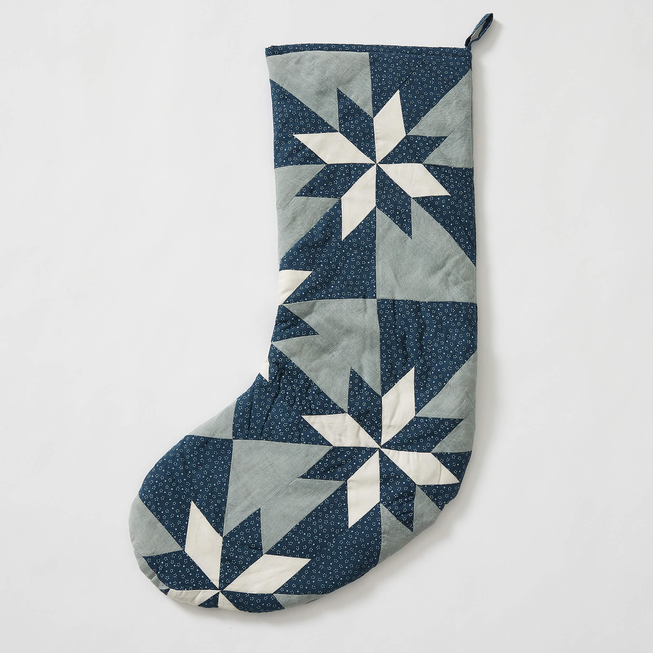 Patchwork Christmas stocking