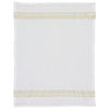 White Stripe Soft Waffle Cotton Hand Towels