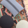 Stripe Wool Cushion Cover - Smoke Blue