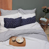 Pin Tuck Flat Sheet - Chalk