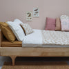 Pin Tuck Flat Sheet - Chalk