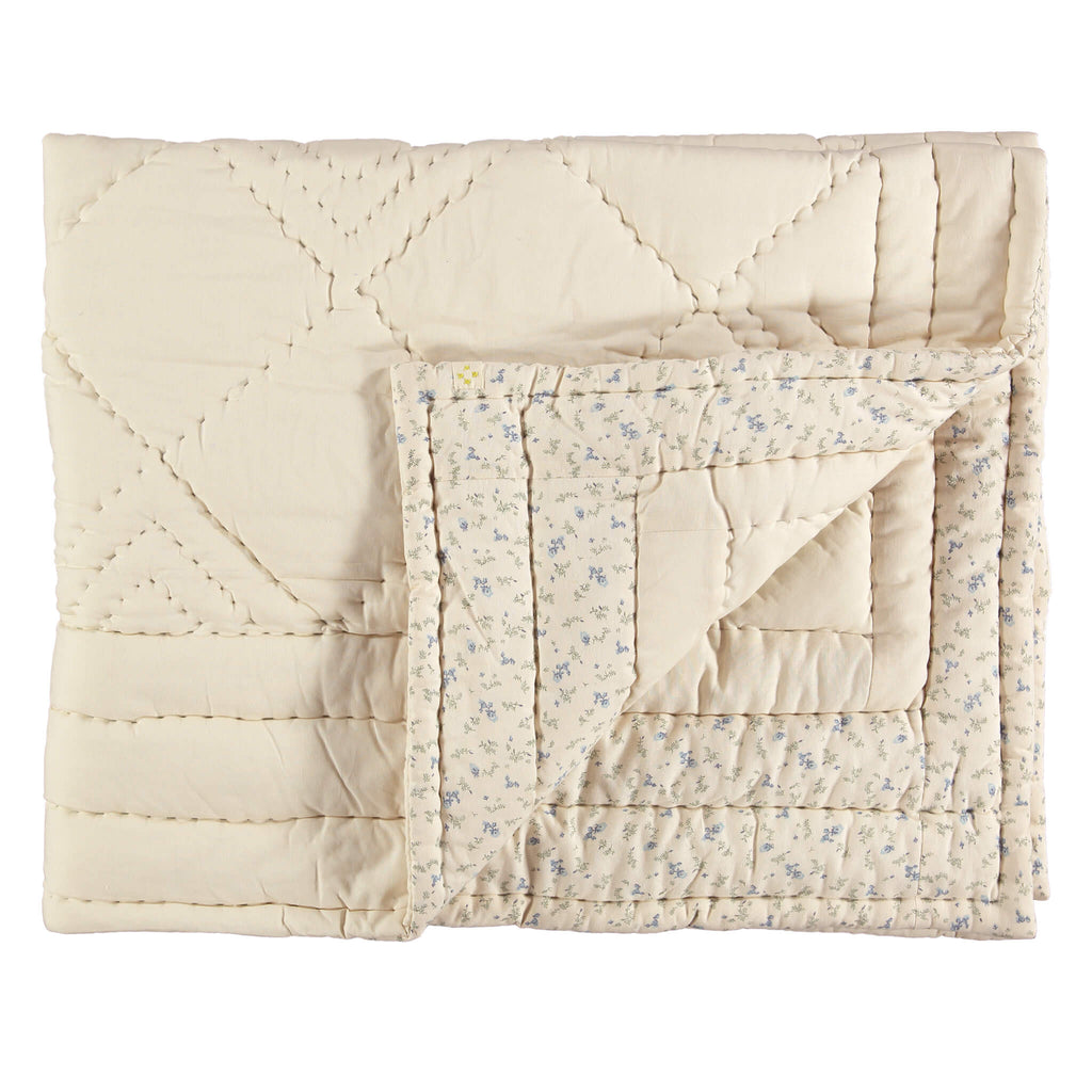 Limited Edition - Reversible Bella patchwork hand quilted blanket