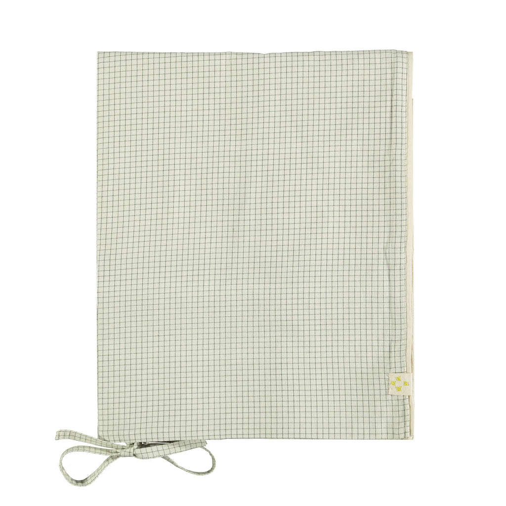 Green Check Duvet Cover