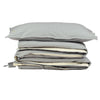 Light Blue + Coco Check Duvet Cover