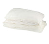 Organic Cotton Percale Lace Ivory Duvet Cover