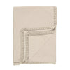 Organic Cotton Percale lace Stone Duvet Cover