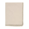 Organic Cotton Percale lace Stone Duvet Cover