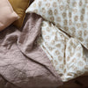 Spot Floral Ochre Fitted Sheet
