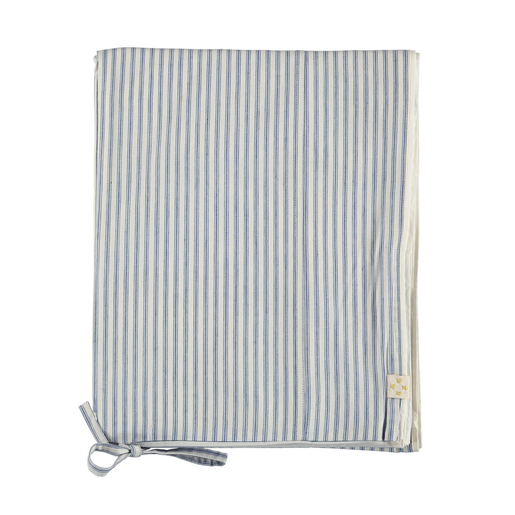 Blue Ticking Stripe Duvet Cover