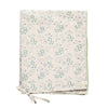 Minako cornflower warm stone duvet cover with mint and blue floral print for both adult and children's bedrooms 100% soft cotton bedding by camomile london