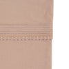 Clay Pink Pin Tuck Embroidered Duvet Cover
