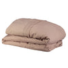 Clay Pink Pin Tuck Embroidered Duvet Cover