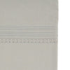 Pin Tuck Embroidered Duvet Cover - Feather Grey