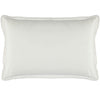 Organic Cotton Percale Ivory Lace Oxford Pillowcase