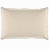 Organic Cotton Percale Stone Lace Oxford Pillowcase