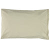 Organic Cotton Percale Celery Lace Edge Pillowcase