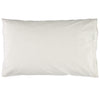 Organic Cotton Percale Ivory Lace Edge Pillowcase