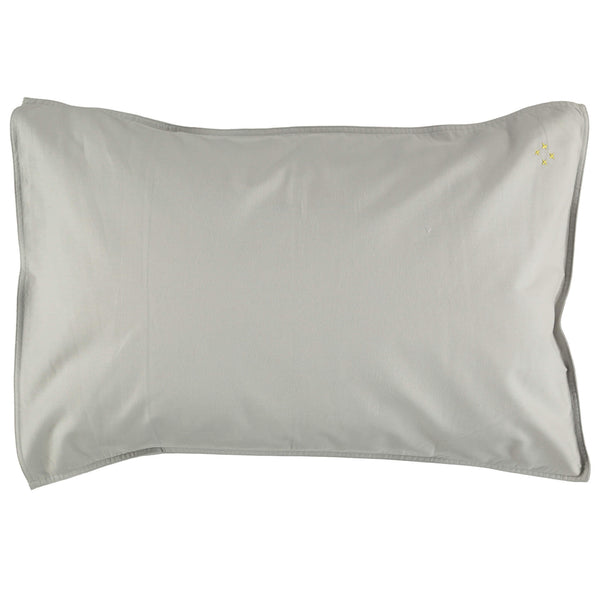 Organic Pillowcase - Feather Grey