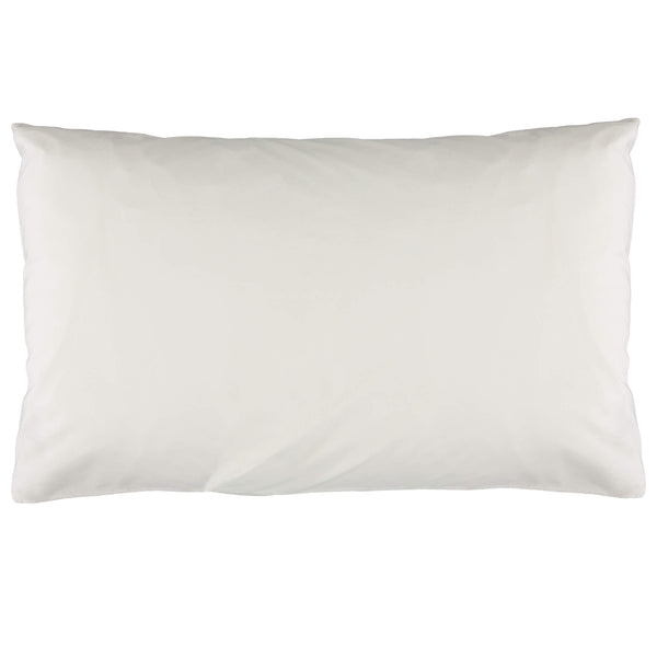 Organic Cotton Percale Ivory Pillowcase
