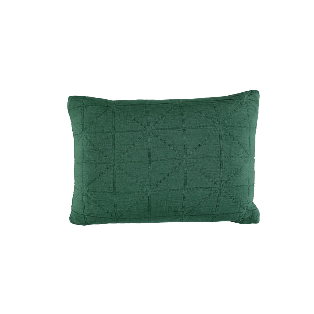 Diamond Soft cotton Pillow cover - Green available in 2 sizes