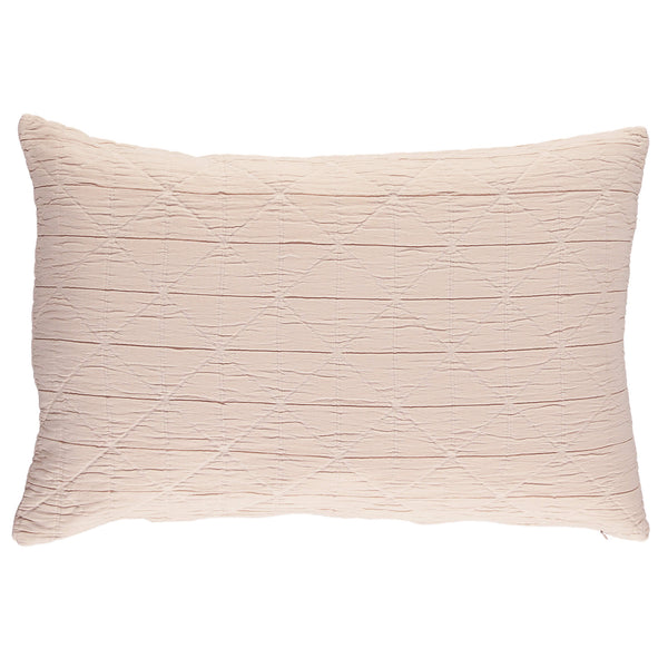 Diamond Soft cotton Pillow cover - Pearl Pink