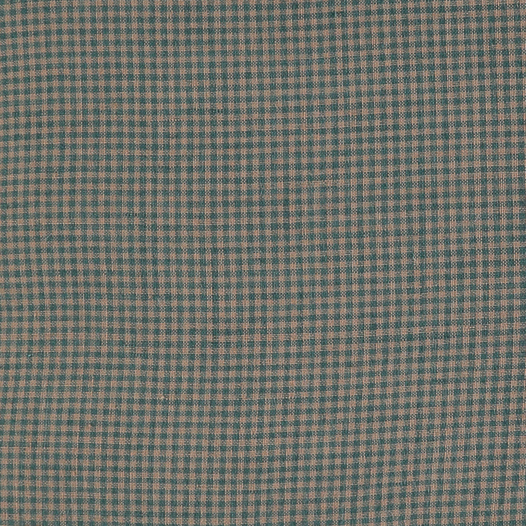 mini gingham check duvet cover in teal and mink cot and single bedding by camomile london