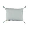 Powder blue small padded cushion by camomile london
