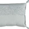 Soft Ivy leaf embroidered small cushion by camomile london