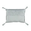 Powder Blue embroidered cushion by camomile london