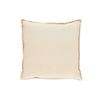 Camomile Padded Cushion - 'Counting Kissing' Black