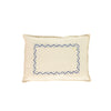 Hand embroidered Zig Zag Cushion