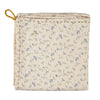 Double Layer Reversible Swaddle - Bella Floral / Stone