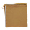 Double Layer Reversible Swaddle Blanket - Ochre and Ash