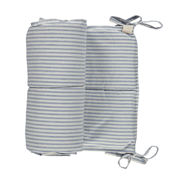 Blue Ticking Stripe Bumper