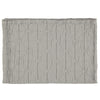 Diamond Soft Organic Cotton Blanket - Light Grey