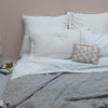 Diamond Soft Organic Cotton Blanket - Light Grey
