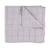 Square Quilted Gauze Blanket - Lilac