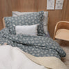 Celia Soft Blue Fitted Sheet