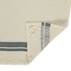Ecru Stripe Soft Waffle Cotton Towels