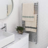 Ecru Stripe Soft Waffle Cotton Towels