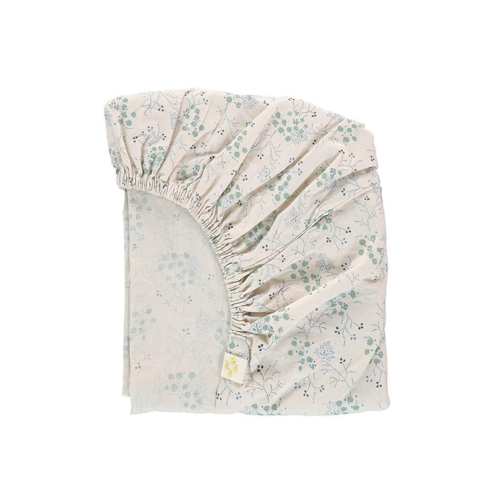 Minako Cornflower Fitted Sheet