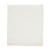 Organic Cotton Percale Lace Ivory Top Flat Sheet