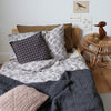 Spot Floral Chocolate Duvet Cover